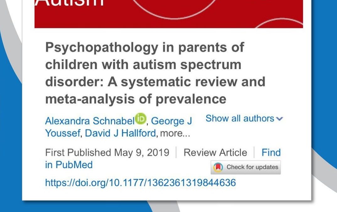 Psicopatologia em pais de crianças com transtorno do espectro do autismo